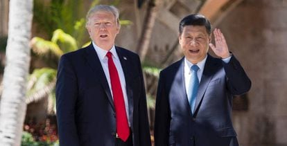 Xi y Trump, durante su reciente encuentro en Mar-a-Lago.