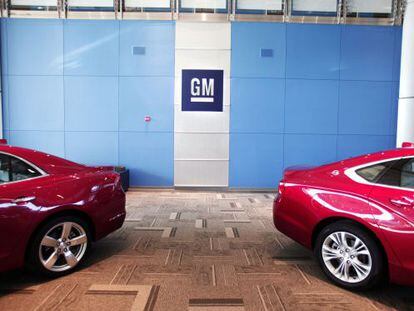 Coches en el centro t&eacute;cnico de General Motors