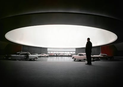 Fotografía del Centro Tecnológico de General Motors, en 1956.