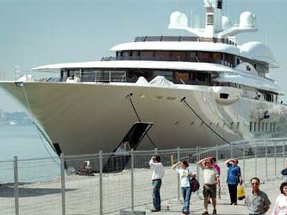 Embarcación Roman Abramovich,dueño del Chelsea