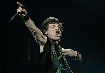 Mick Jagger, durante el primer concierto europeo de la gira mundial de los Rolling Stones, el miércoles en Múnich.
