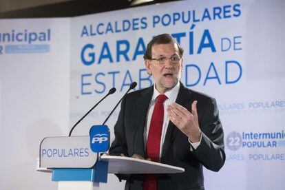Rajoy, en l'acte del PP a Múrcia