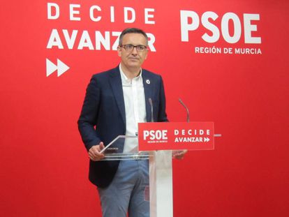 Diego Conesa, secretario general del PSOE en Murcia.