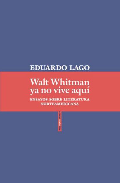 Portada del nuevo libro de Eduardo Lago.