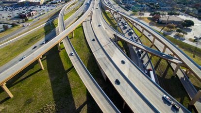 Autopista North Tarrant Express en Texas, Estados Unidos, construida por Ferrovial.