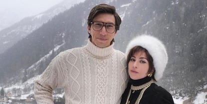 Adam Driver y Lady Gaga, en 'La casa Gucci'.