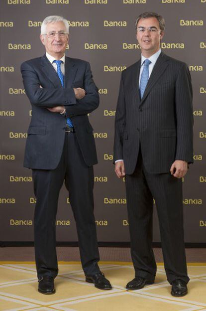 Los dos nuevos altos cargos de Bankia: Antonio Ortega (izquierda) y José Sevilla