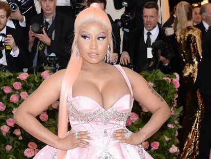 Nicki Minaj, en la gala del Museo Metropolitano de Nueva York (EE UU), en mayo.