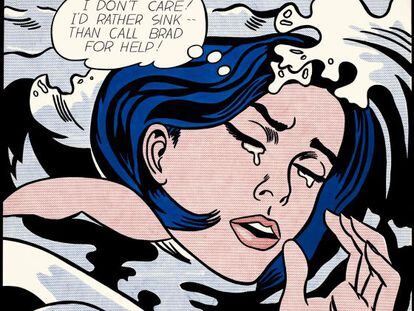 'Chica ahogándose', 1963, de Roy Lichtenstein.