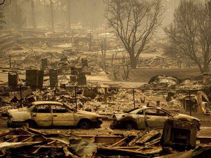 Los incendios de California arrasan la localidad de Paradise