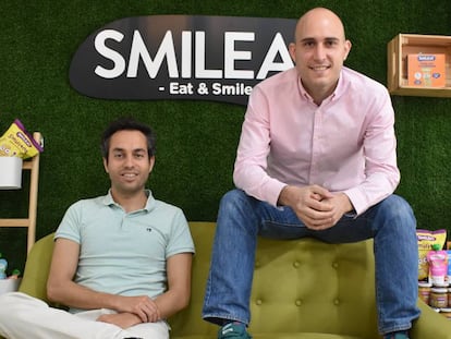 Alberto Jiménez San Mateo y Javier Quintana, cofundadores de Smileat.