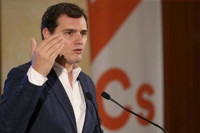 El presidente de Ciudadanos, Albert Rivera.