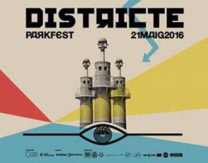 Cartell de la segona edici&oacute; del Districte Park Fest 2016