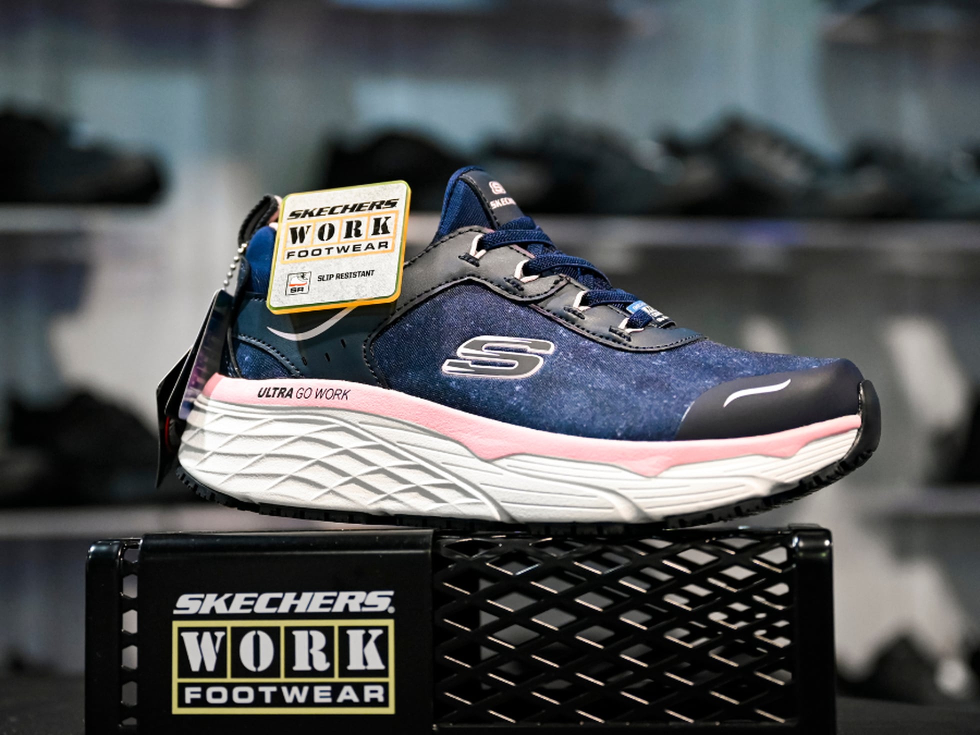 Zapatillas deportivas Skechers Work Uno Sr para mujer, Zapatos de