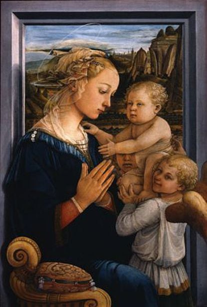 Possible retrat de Lucrezia Buti, obra de Filippo Lippi, conservada als Uffizi.