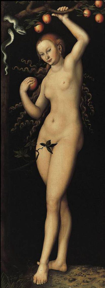 'Adán y Eva', de Lucas Cranach.