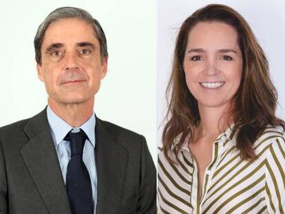 Los directivos de Sacyr Fernando Lozano, Patricia Martínez, Marta Gil y Eduardo Campos.