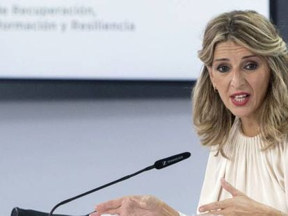 La vicepresidenta segunda del Gobierno y ministra de Trabajo, Yolanda Díaz.