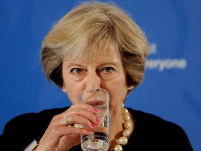 Primera ministra brit&aacute;nica, Theresa May.