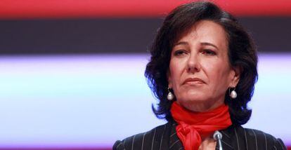 Ana Bot&iacute;n, en la junta General Extraordinaria de Accionistas del  Santander.