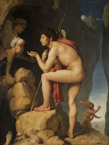 Edipo y la Esfinge, 1808.