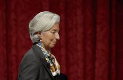 En la imagen, la directora del Fondo Monetario Internacional (FMI), Christine Lagarde. EFE/Archivo
