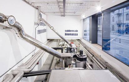 Gas Natural Fenosa, Wattia y el Ayuntamiento de Olot activan la primera red de climatización de España basada en tres energías renovables.