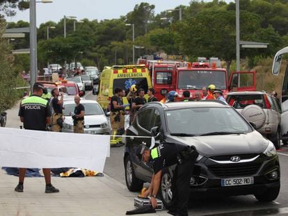 El accidente en Salou.