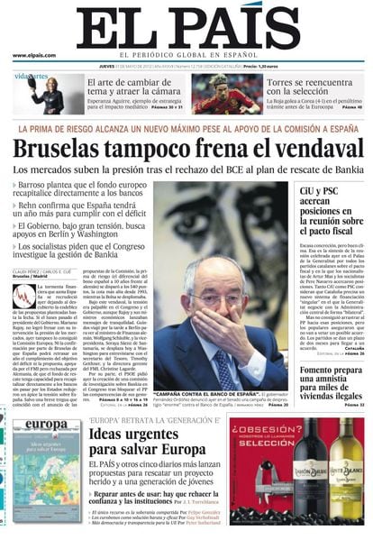 31 de mayo de 2012. Los esfuerzos de Mas se centran en conseguir apoyos para alcanzar un nuevo pacto fiscal con el Gobierno central.