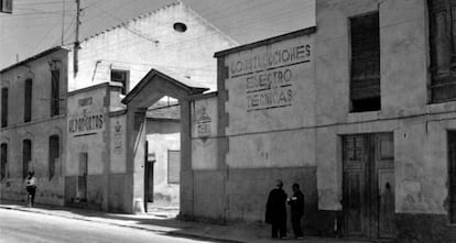 Una imagen de la antigua Fábrica Nacional de Moneda y Timbre de Aspe.
