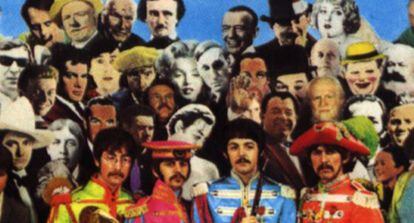 Marilyn Monroe entre los personajes que aparecen en la portada de Sgt Pepper's de los Beatles