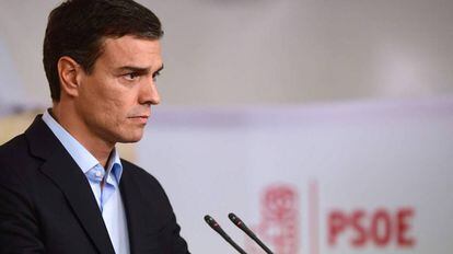 El secretario general del PSOE, Pedro Sánchez.