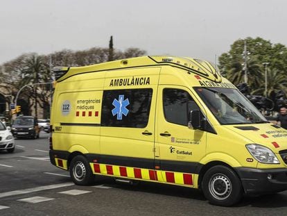 Una ambulància del SEM.