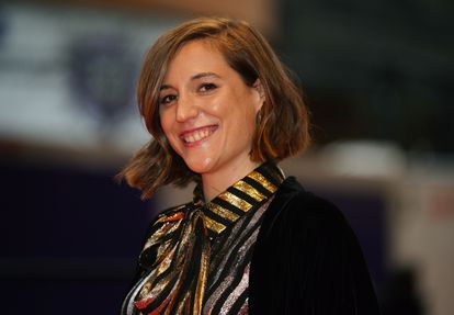 Carla Simón, en la sesión de gala de la Berlinale de 'Alcarràs', celebrada este martes al mediodía.

