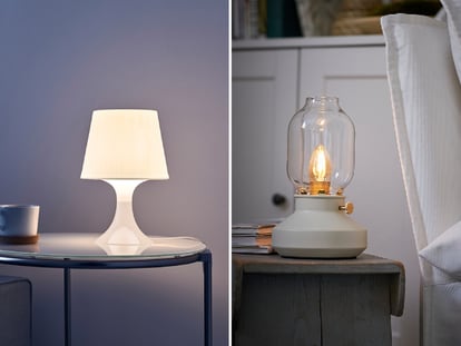 Elegimos varias lámparas de mesa con estética Ikea, de todos los gustos y dimensiones, para decorar cualquier estancia del hogar.