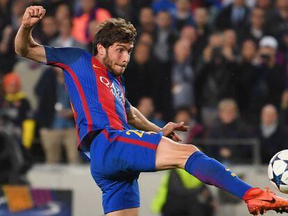 Sergi Roberto, durante la temporada pasada.