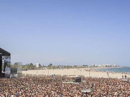 Un concierto en el festival Arenal Sound.