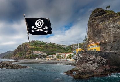 Panoramic view of Ponta do Sol, in Madeira, where a small colony of digital nomads has settled