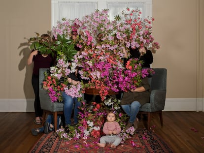 'Lucy con Azaleas', 2018.
