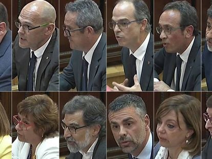 Los líderes independentistas juzgados por el Tribunal Supremo. En vídeo, claves de la sentencia.