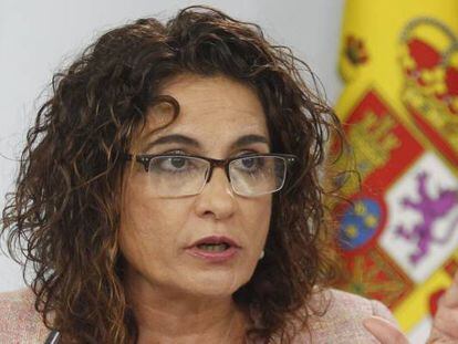 La ministra de Hacienda, María Jesús Montero.