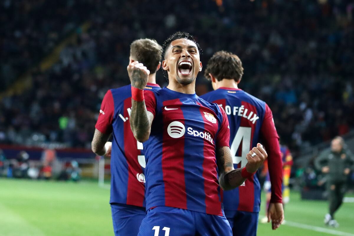 Barcelona – Las Palmas, en directo | Raphinha adelanta al Barça, tras una gran asistencia de João Félix