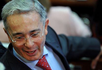 Uribe, en su vuelta al Congreso de Colombia