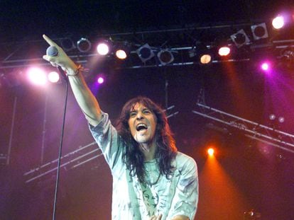 Gerard Quintana, líder de Sopa de Cabra, durante un concierto.