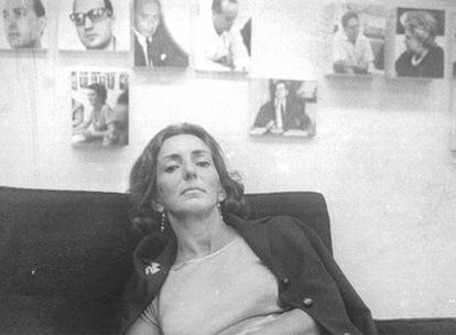 La poeta de Montevideo Idea Vilariño, hacia 1964.