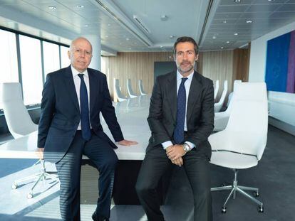 Hilario Albarracín, presidente de KPMG en España y Juan José Cano, consejero delegado y próximo presidente de la firma.