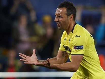 Cazorla, durante un partido de esta temporada con el Villarreal.