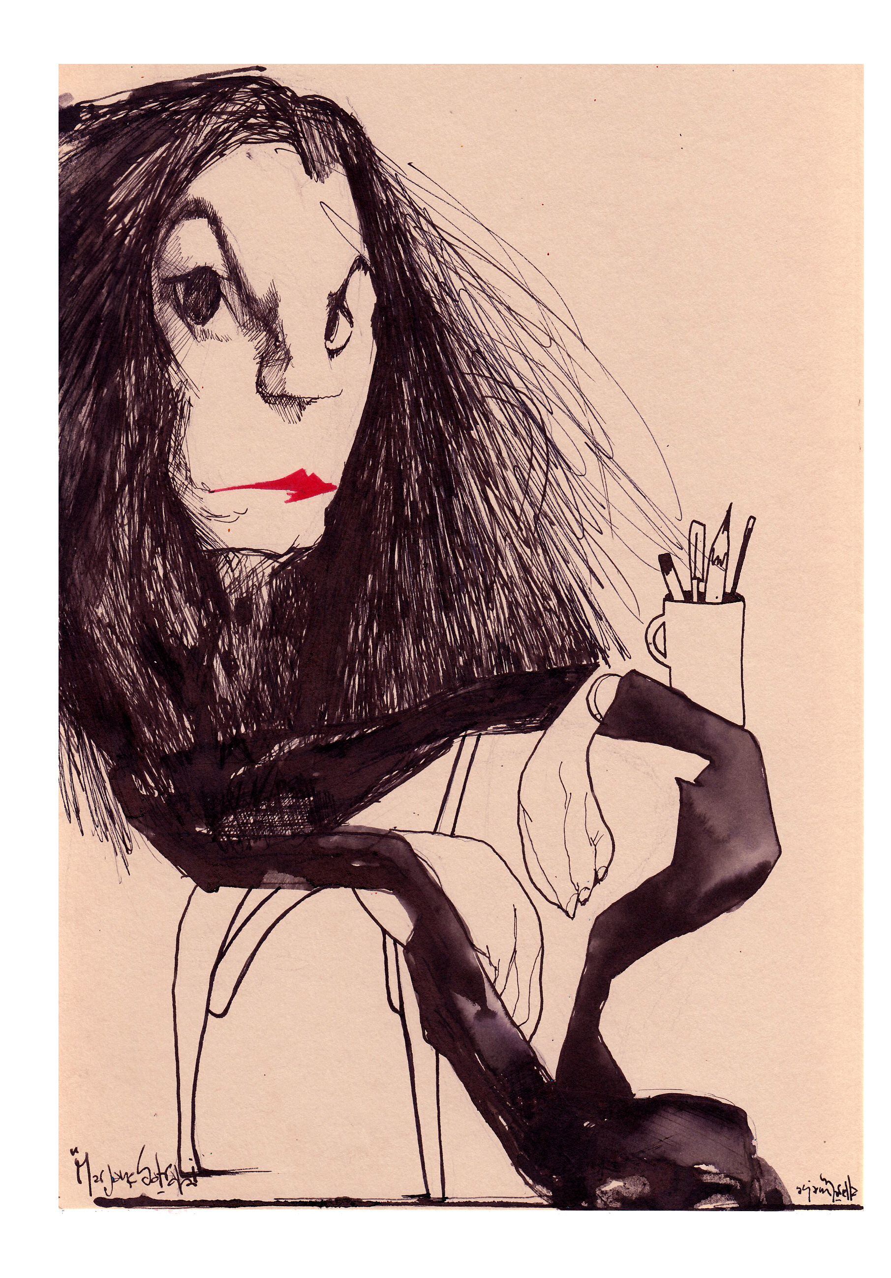 Marjane Satrapi, dibujante y cineasta. Premio Princesa de Asturias de Comunicación.
