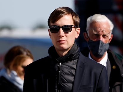 El empresario y exasesor de Donald Trump, Jared Kushner en Fayetteville, Carolina del Norte.