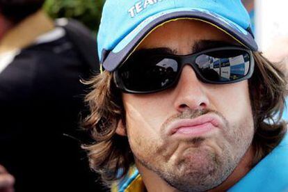 Fernando Alonso, el pasado jueves en el circuito de Imola.